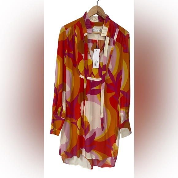 Rebecca Vallance Dresses & Skirts - REBECCA VALLANCE Dress Size US 6 NWT New Paradise Silk Colorful Luxury Modern